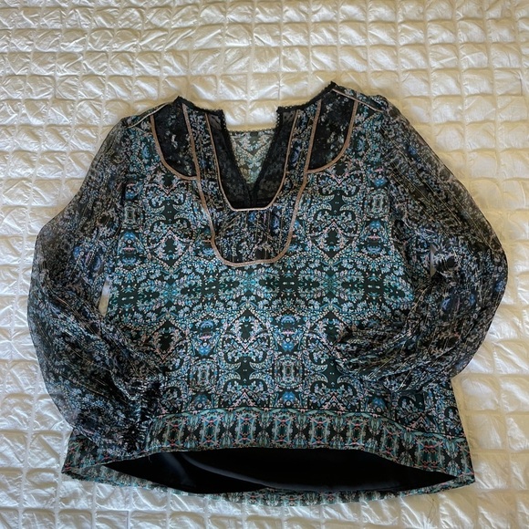 Nanette Lenore vintage silk blouse - Picture 2 of 9